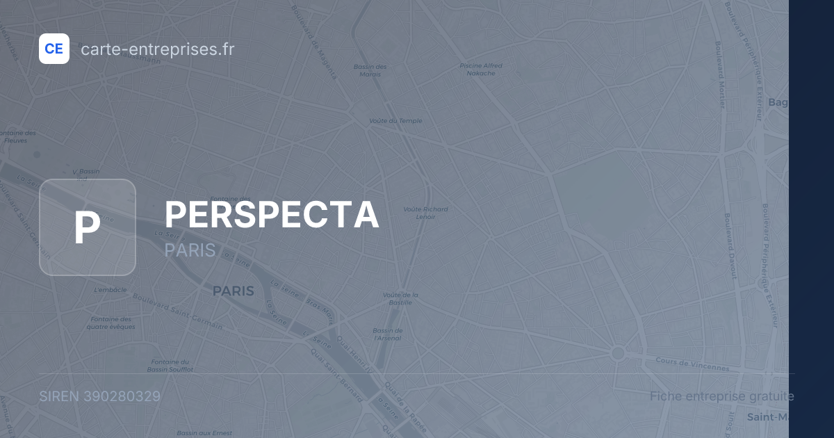 PERSPECTA — 390280329 — fiche entreprise