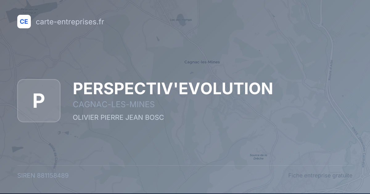 PERSPECTIV'EVOLUTION — 881158489 — fiche entreprise