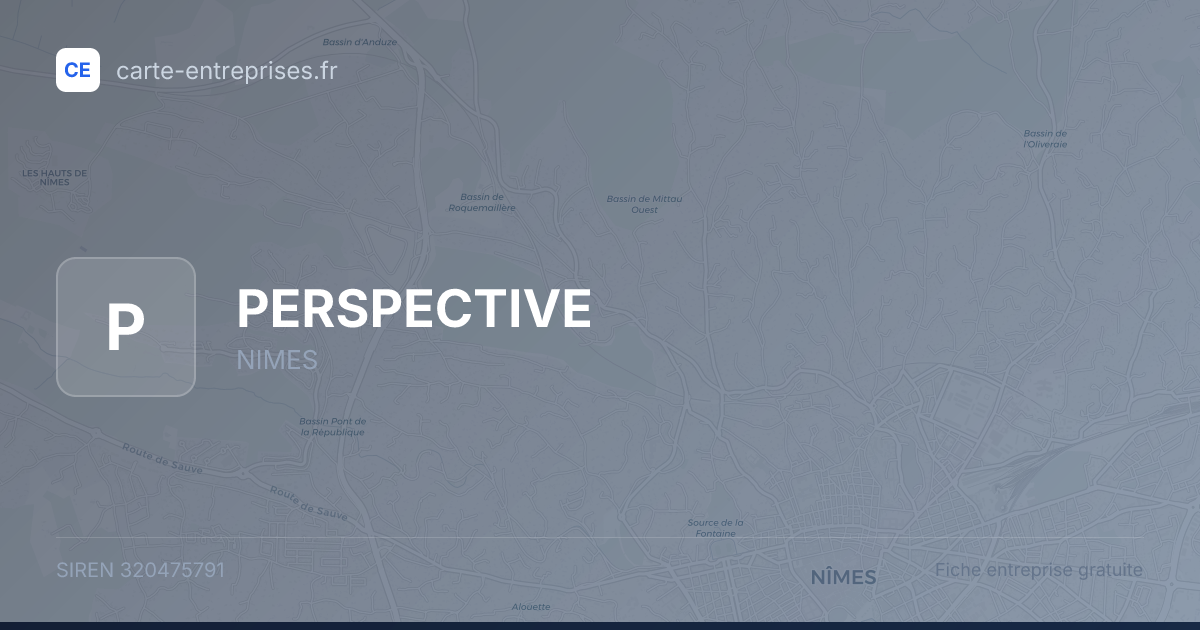 PERSPECTIVE — 320475791 — fiche entreprise