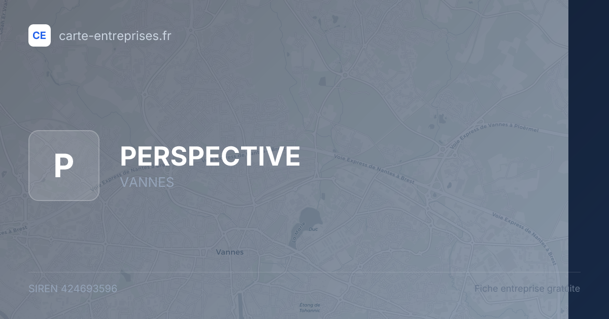 PERSPECTIVE — 424693596 — fiche entreprise