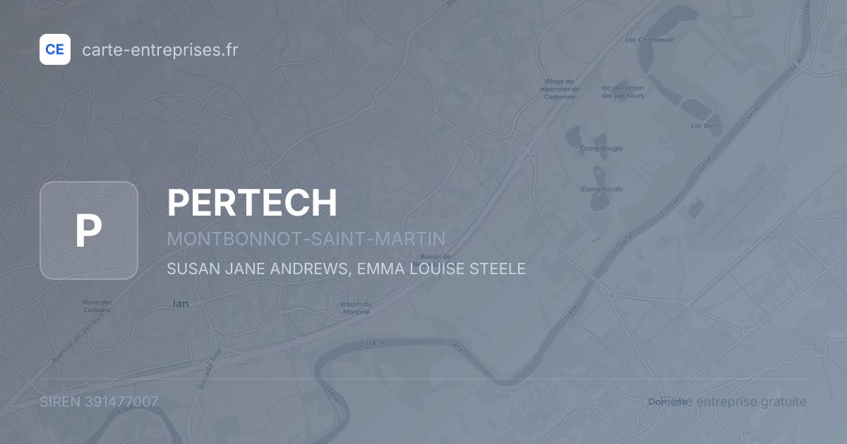 PERTECH — 391477007 — fiche entreprise