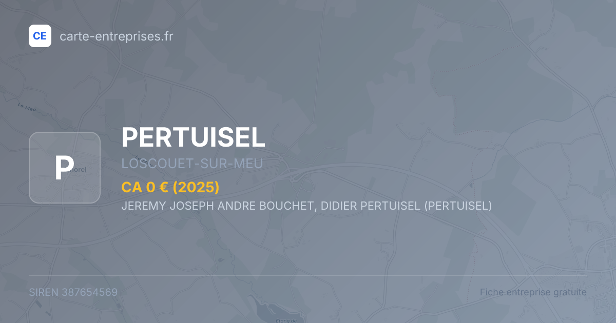 PERTUISEL — 387654569 — fiche entreprise