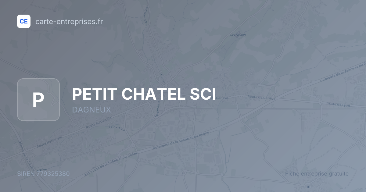 PETIT CHATEL SCI — 779325380 — fiche entreprise