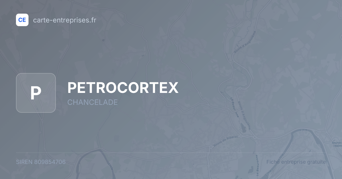 PETROCORTEX — 809854706 — fiche entreprise