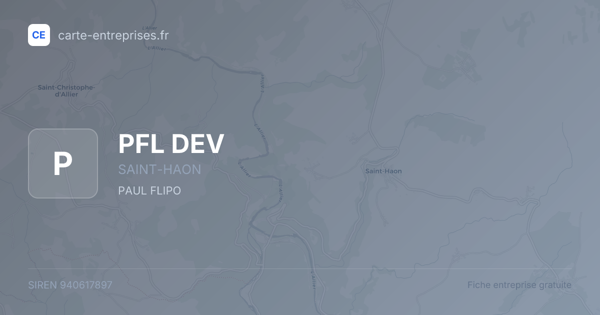 PFL DEV — 940617897 — fiche entreprise