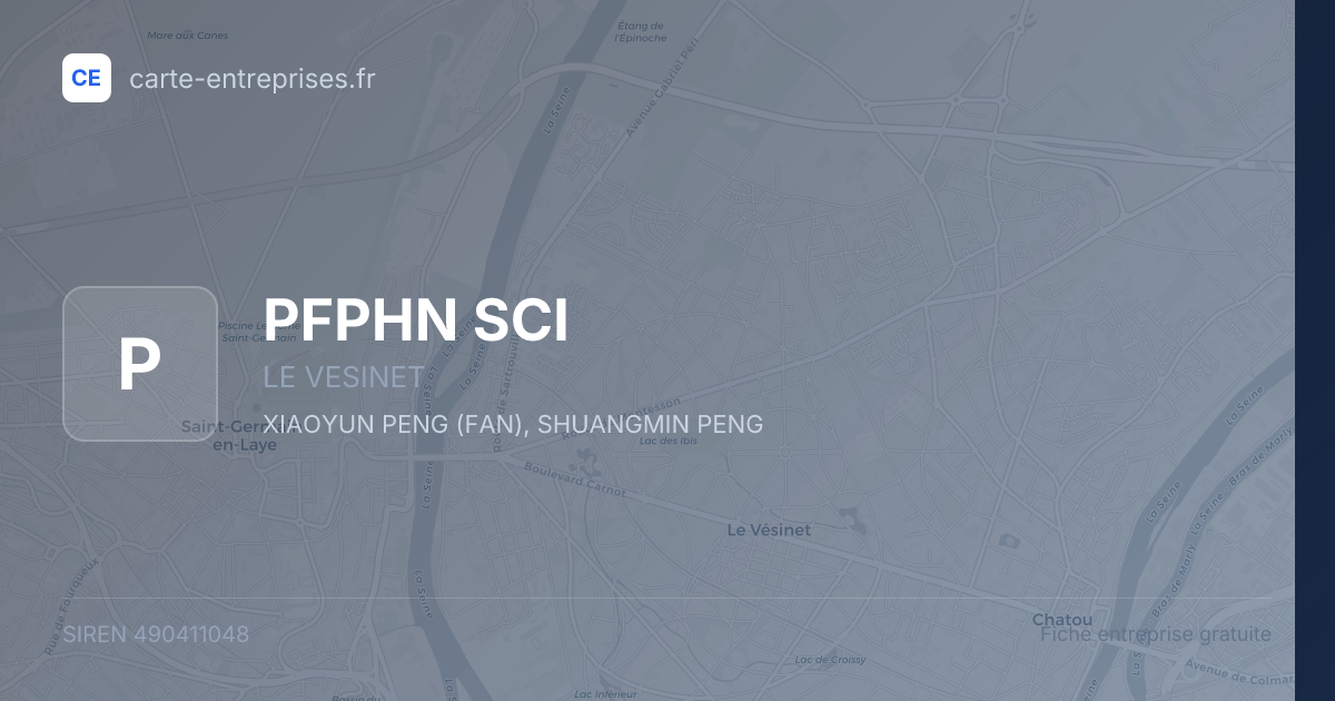 PFPHN SCI — 490411048 — fiche entreprise