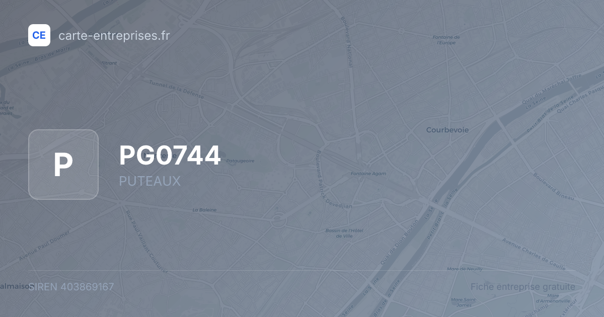 PG0744 — 403869167 — fiche entreprise