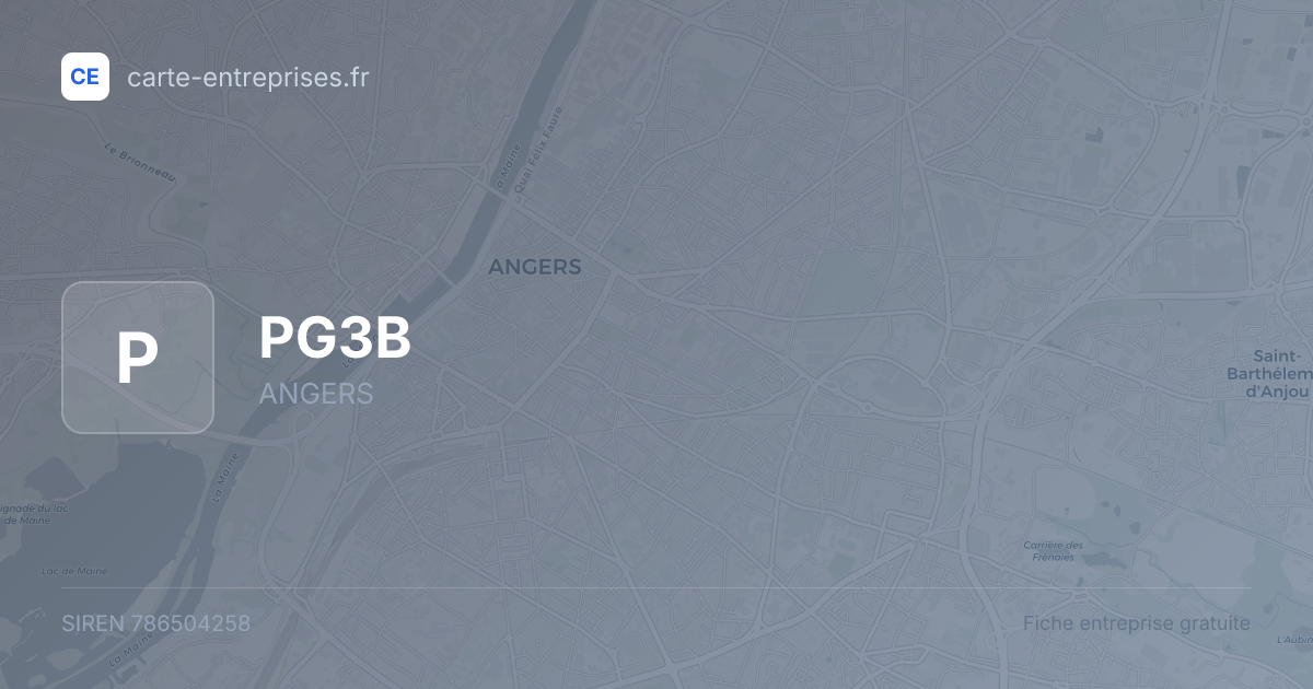 PG3B — 786504258 — fiche entreprise