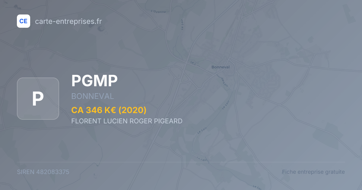 PGMP — 482083375 — fiche entreprise
