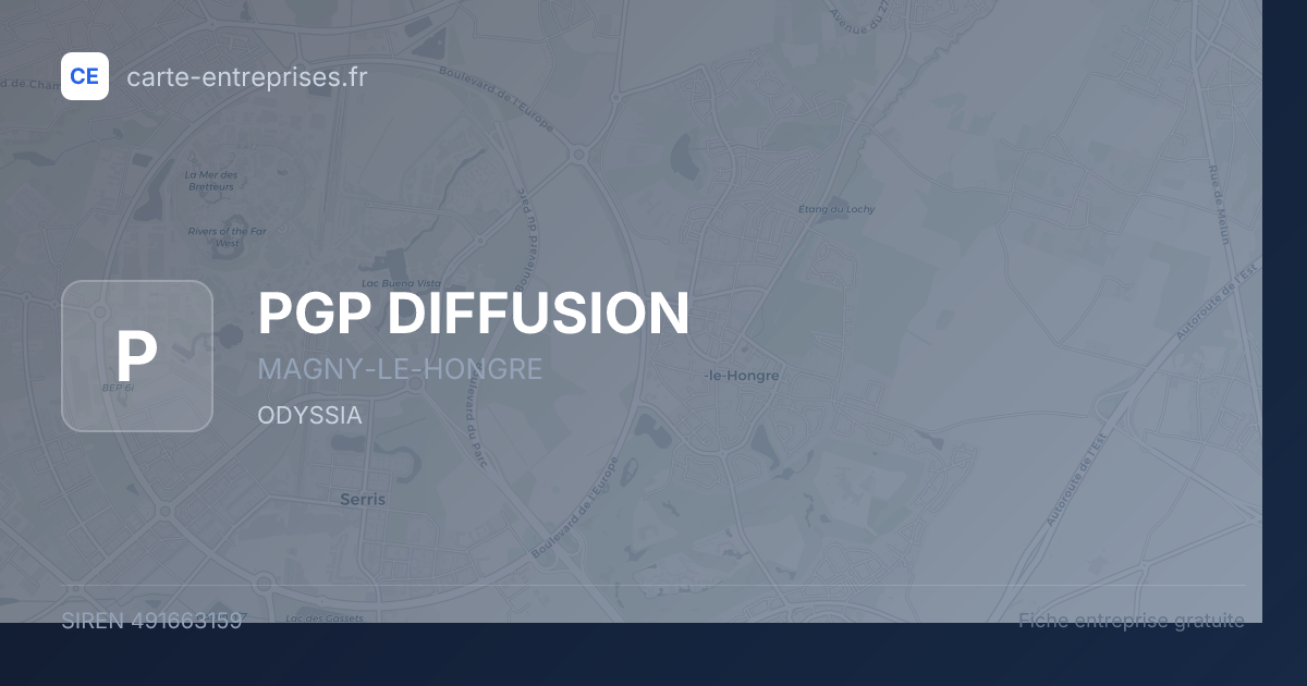 PGP DIFFUSION — 491663159 — fiche entreprise