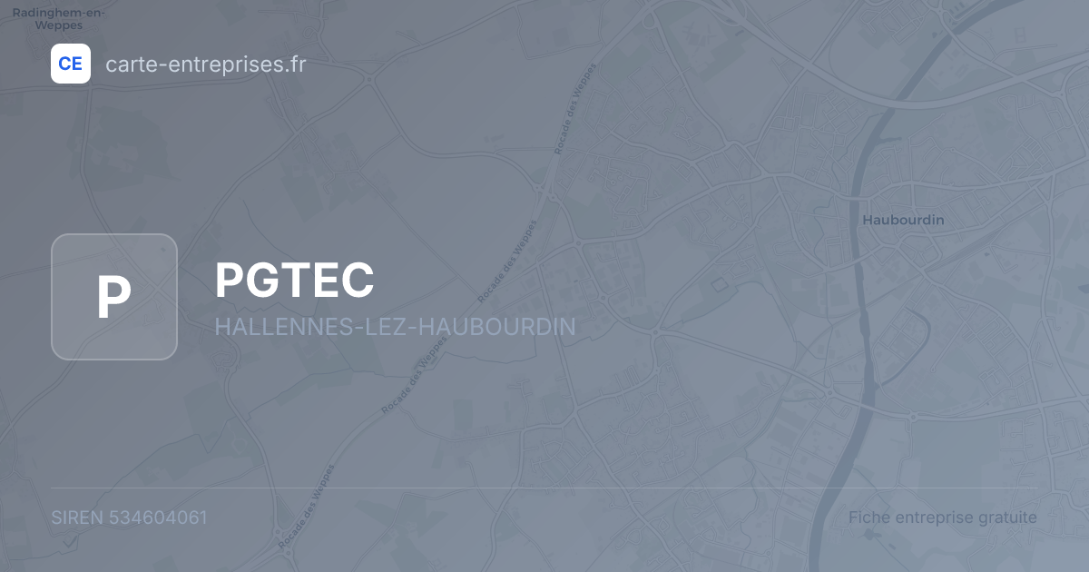 PGTEC — 534604061 — fiche entreprise