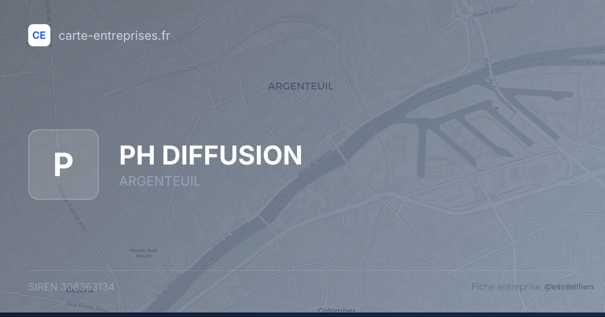 PH DIFFUSION — 308363134 — fiche entreprise