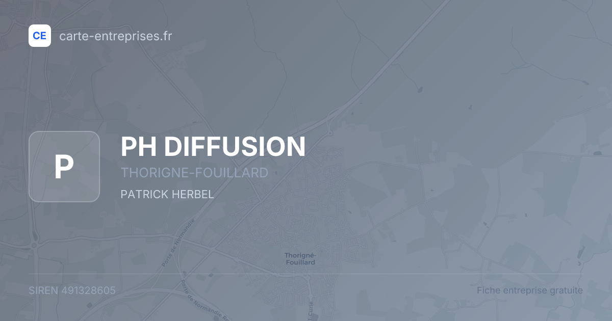 PH DIFFUSION — 491328605 — fiche entreprise