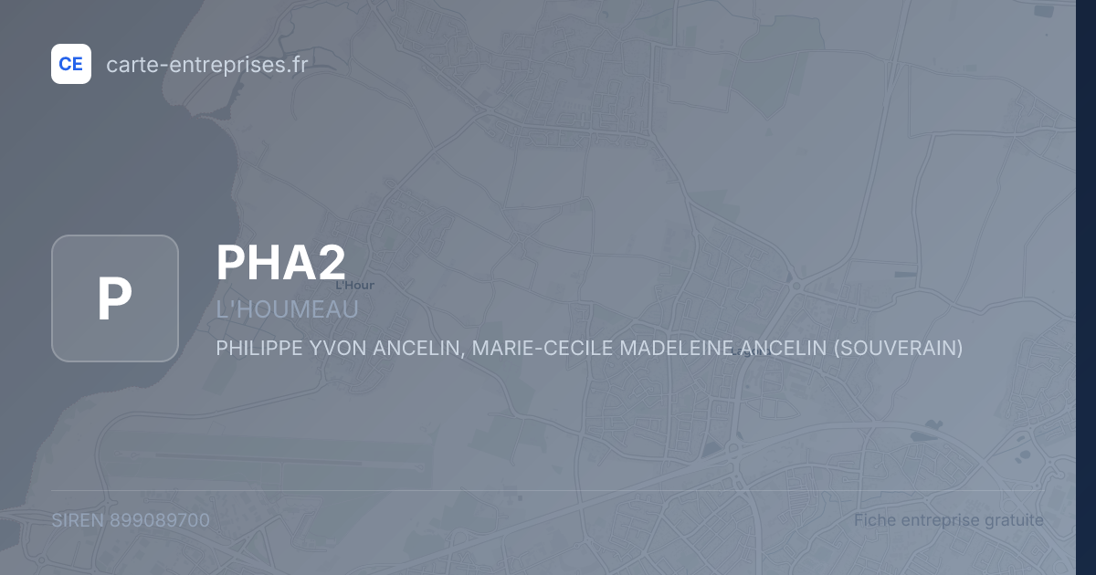 PHA2 — 899089700 — fiche entreprise