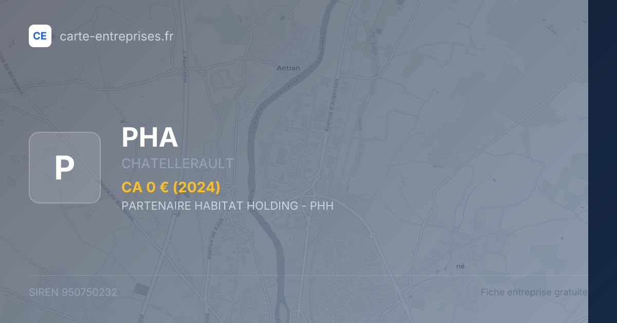 PHA — 950750232 — fiche entreprise