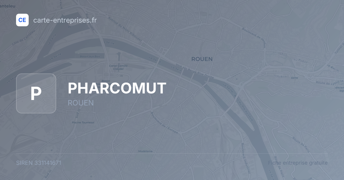 PHARCOMUT — 331141671 — fiche entreprise