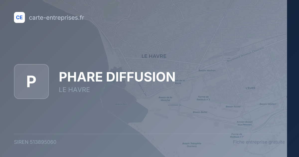 PHARE DIFFUSION — 513895060 — fiche entreprise