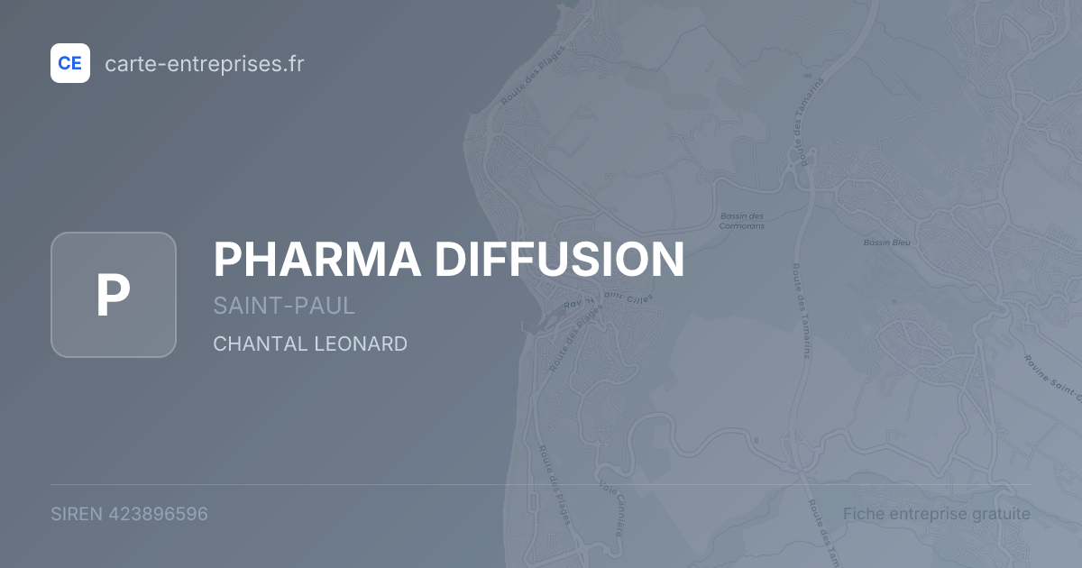 PHARMA DIFFUSION — 423896596 — fiche entreprise
