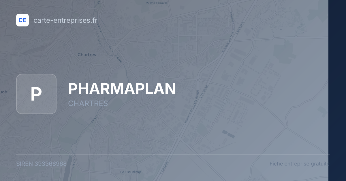 PHARMAPLAN — 393366968 — fiche entreprise