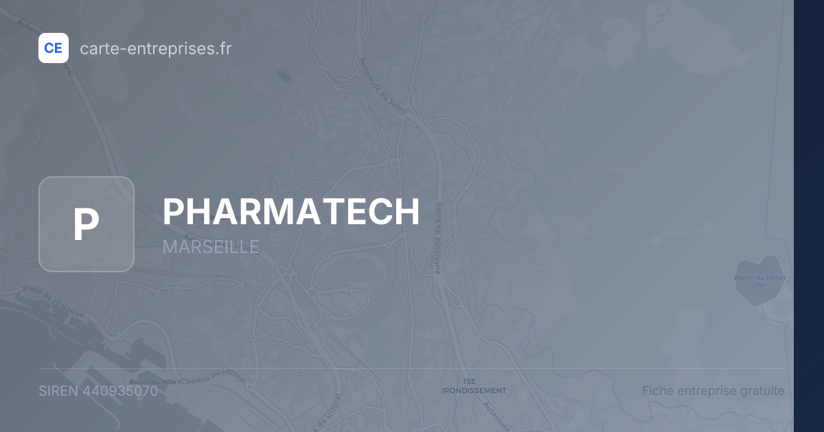 PHARMATECH — 440935070 — fiche entreprise