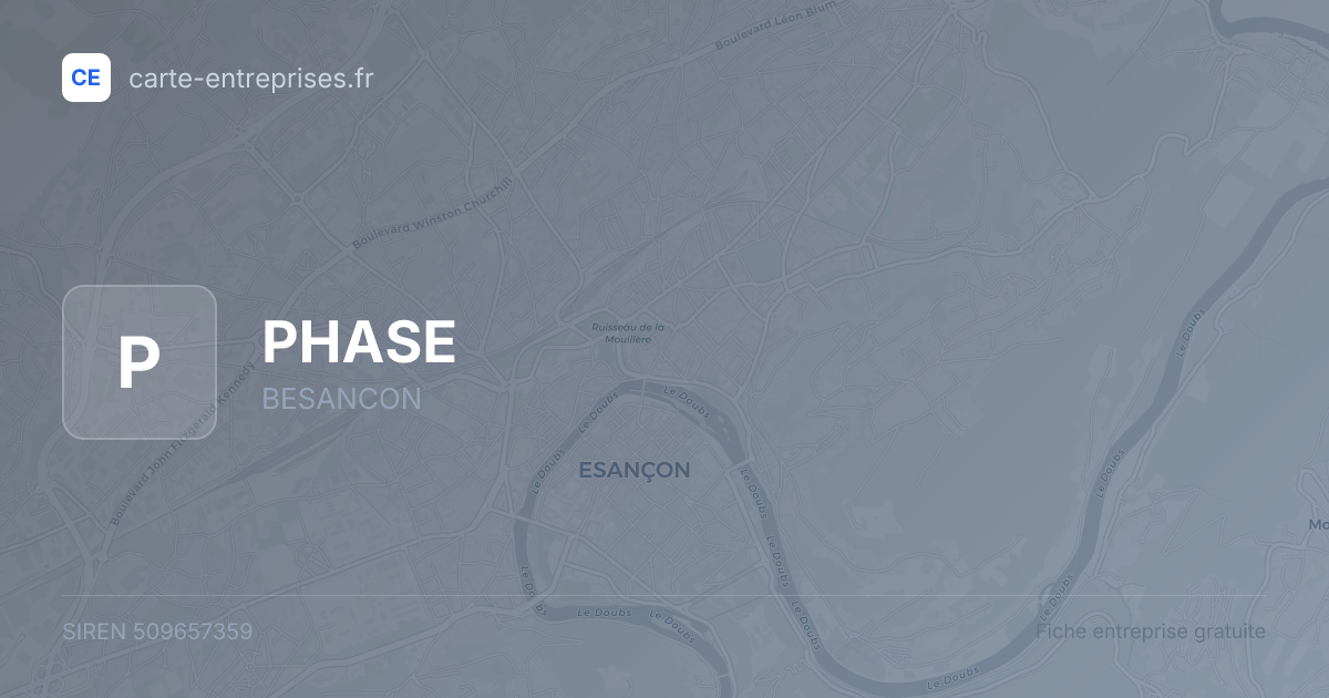 PHASE — 509657359 — fiche entreprise