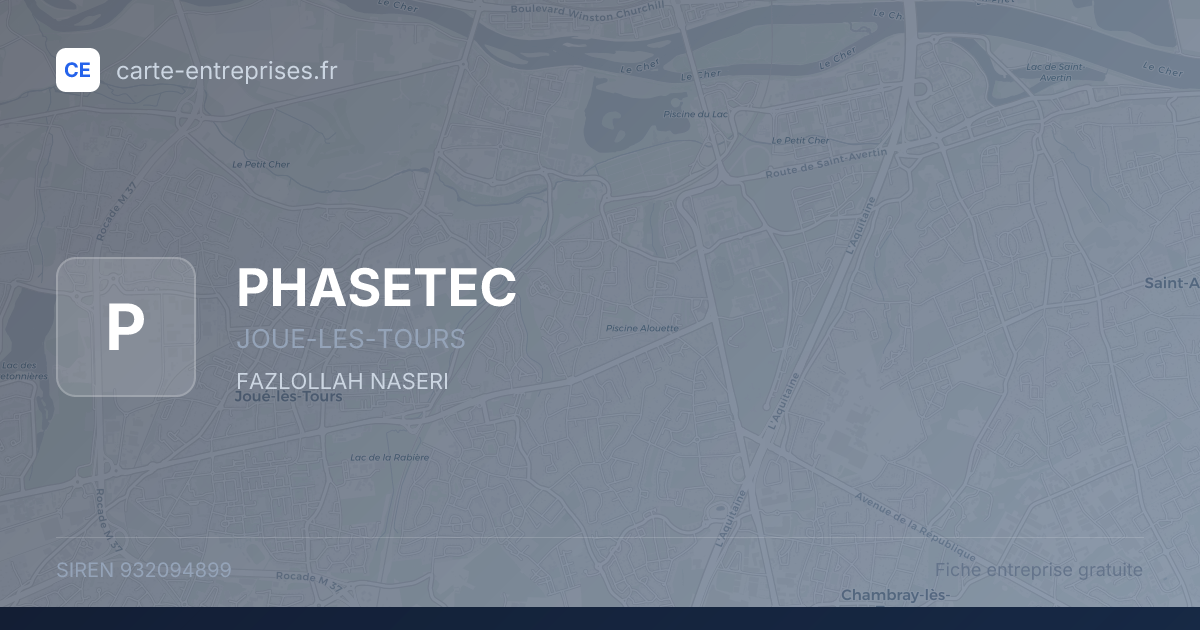PHASETEC — 932094899 — fiche entreprise