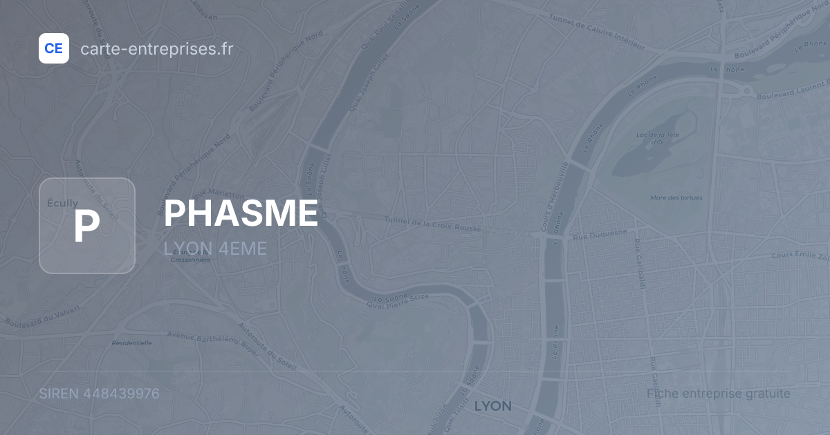 PHASME — 448439976 — fiche entreprise