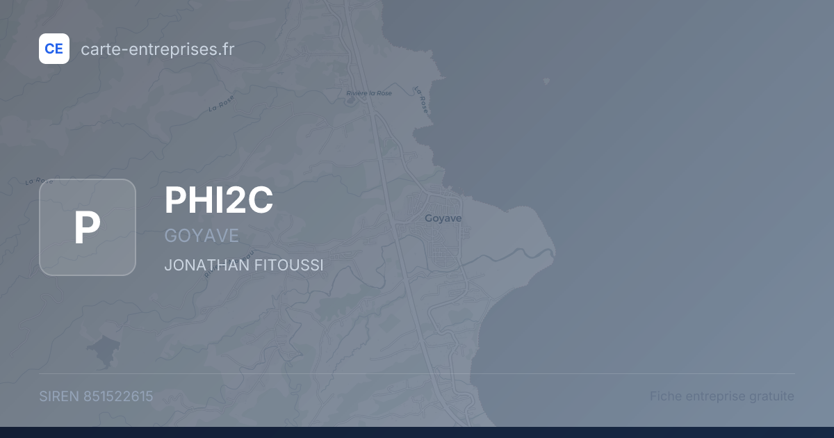 PHI2C — 851522615 — fiche entreprise