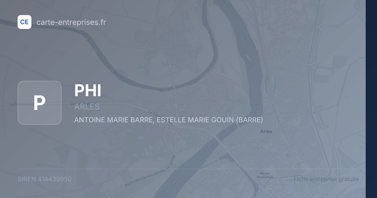 PHI — 414439950 — fiche entreprise
