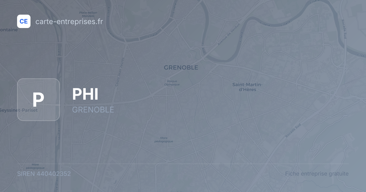 PHI — 440402352 — fiche entreprise