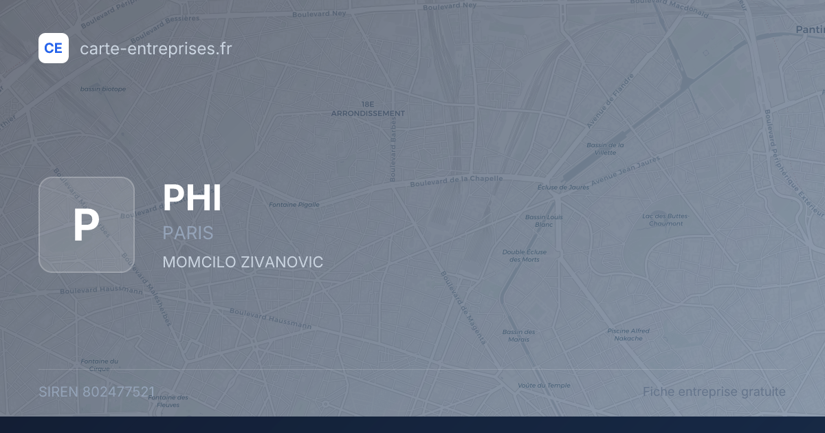PHI — 802477521 — fiche entreprise
