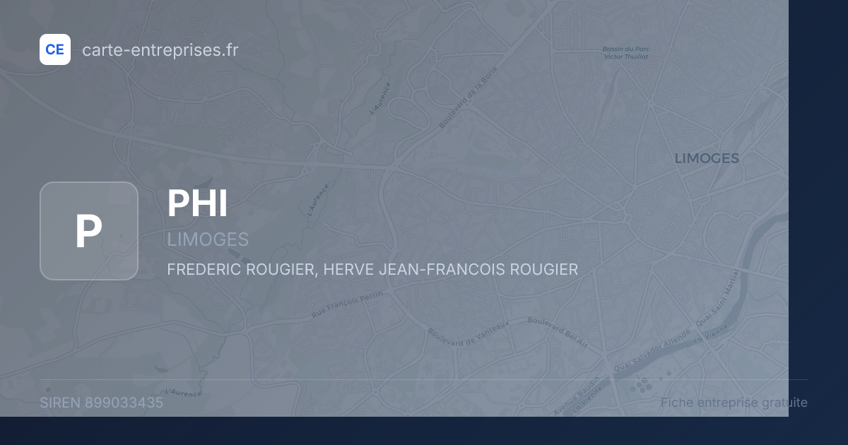 PHI — 899033435 — fiche entreprise