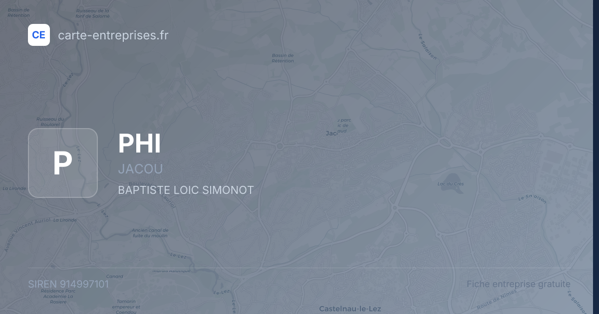 PHI — 914997101 — fiche entreprise
