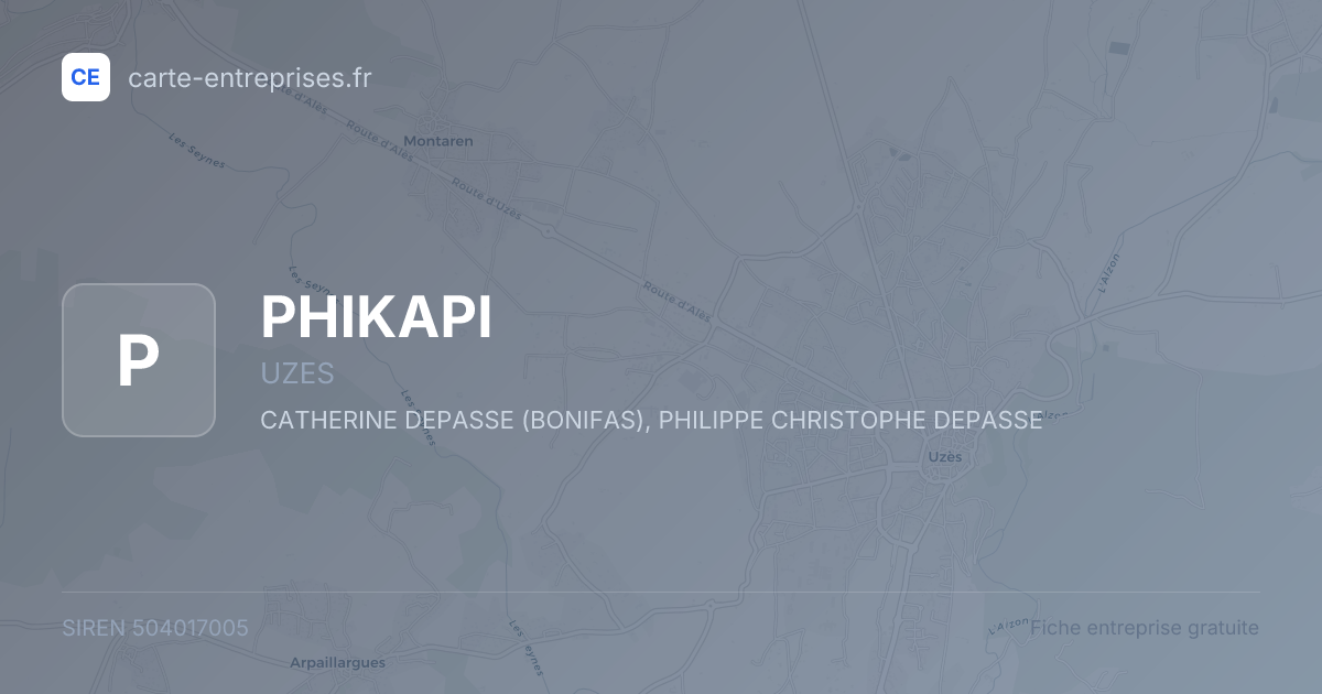 PHIKAPI — 504017005 — fiche entreprise