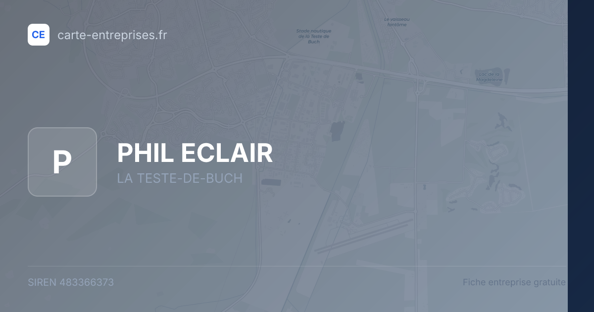 PHIL ECLAIR — 483366373 — fiche entreprise
