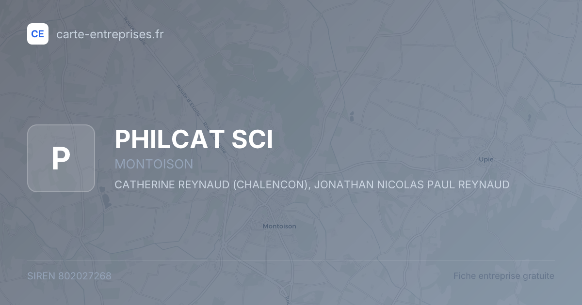 PHILCAT SCI — 802027268 — fiche entreprise