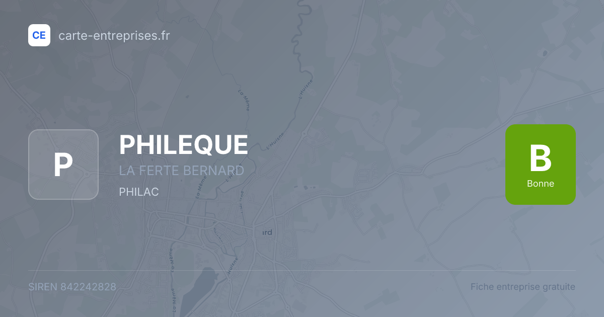 PHILEQUE — 842242828 — fiche entreprise