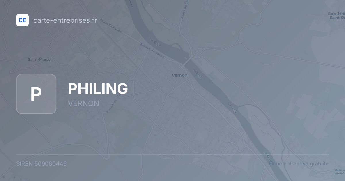 PHILING — 509080446 — fiche entreprise