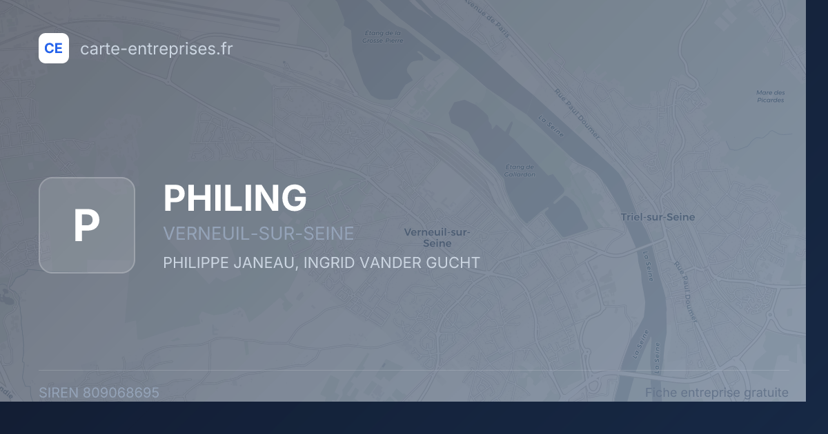 PHILING — 809068695 — fiche entreprise