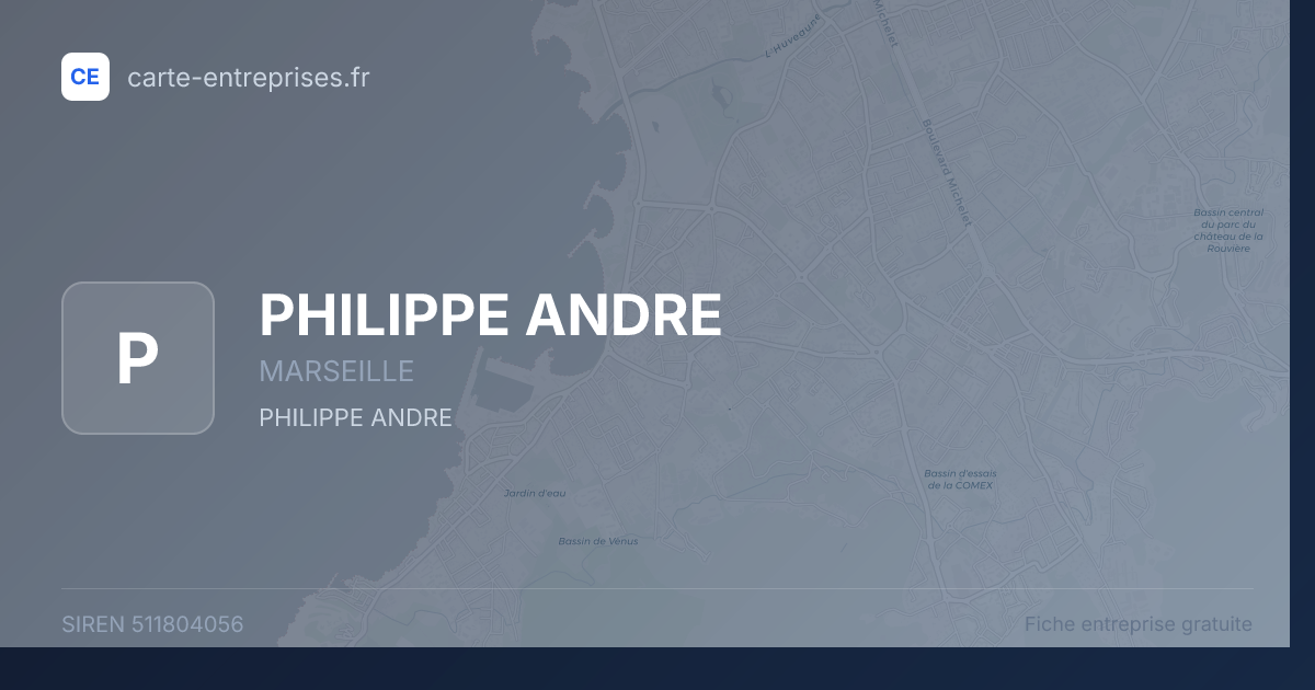 PHILIPPE ANDRE — 511804056 — fiche entreprise
