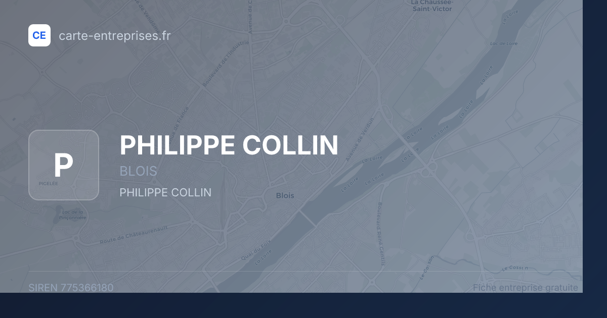 PHILIPPE COLLIN — 775366180 — fiche entreprise