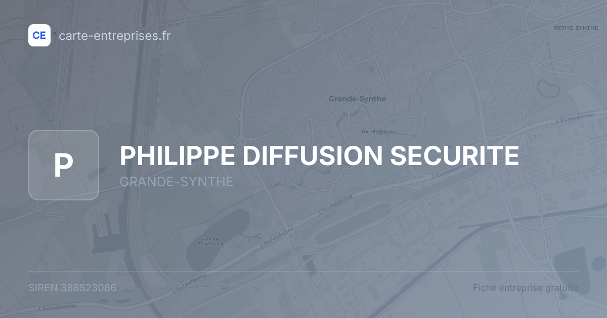 PHILIPPE DIFFUSION SECURITE — 388523086 — fiche entreprise