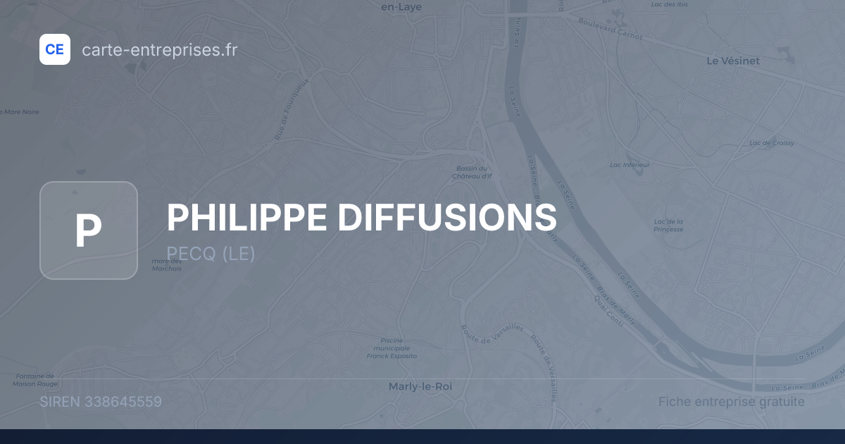 PHILIPPE DIFFUSIONS — 338645559 — fiche entreprise