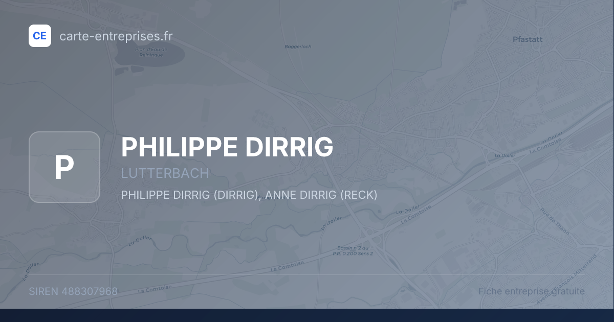 PHILIPPE DIRRIG — 488307968 — fiche entreprise