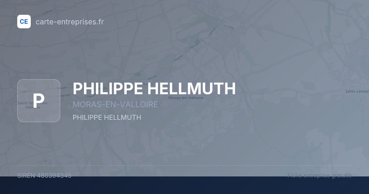 PHILIPPE HELLMUTH — 480394345 — fiche entreprise
