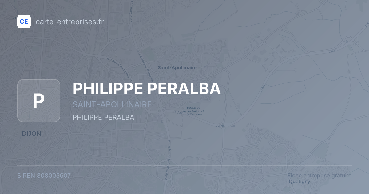 PHILIPPE PERALBA — 808005607 — fiche entreprise