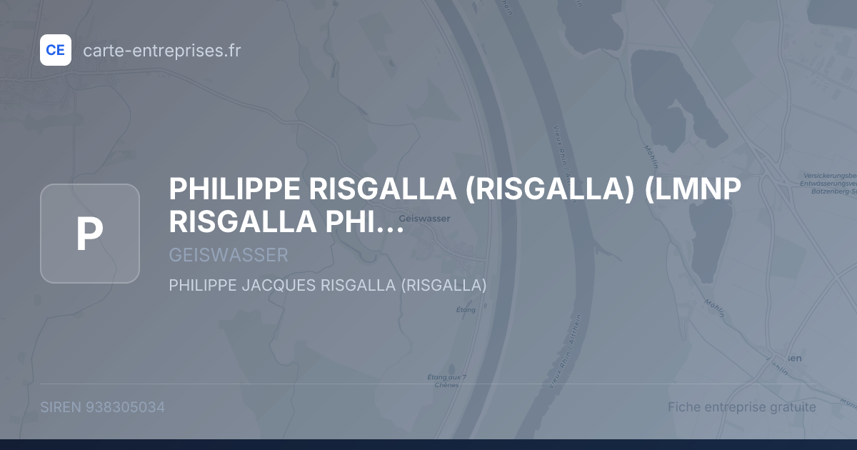 PHILIPPE RISGALLA (RISGALLA) (LMNP RISGALLA PHILIPPE) — 938305034 — fiche entreprise