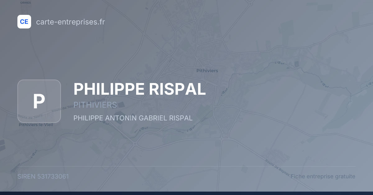 PHILIPPE RISPAL — 531733061 — fiche entreprise