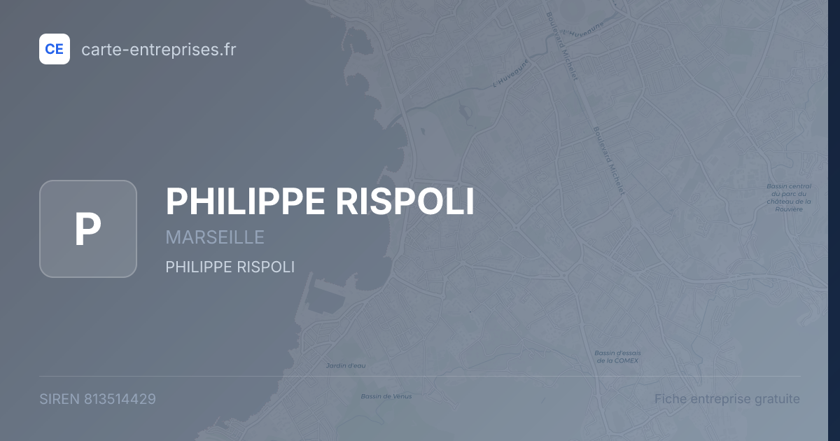 PHILIPPE RISPOLI — 813514429 — fiche entreprise