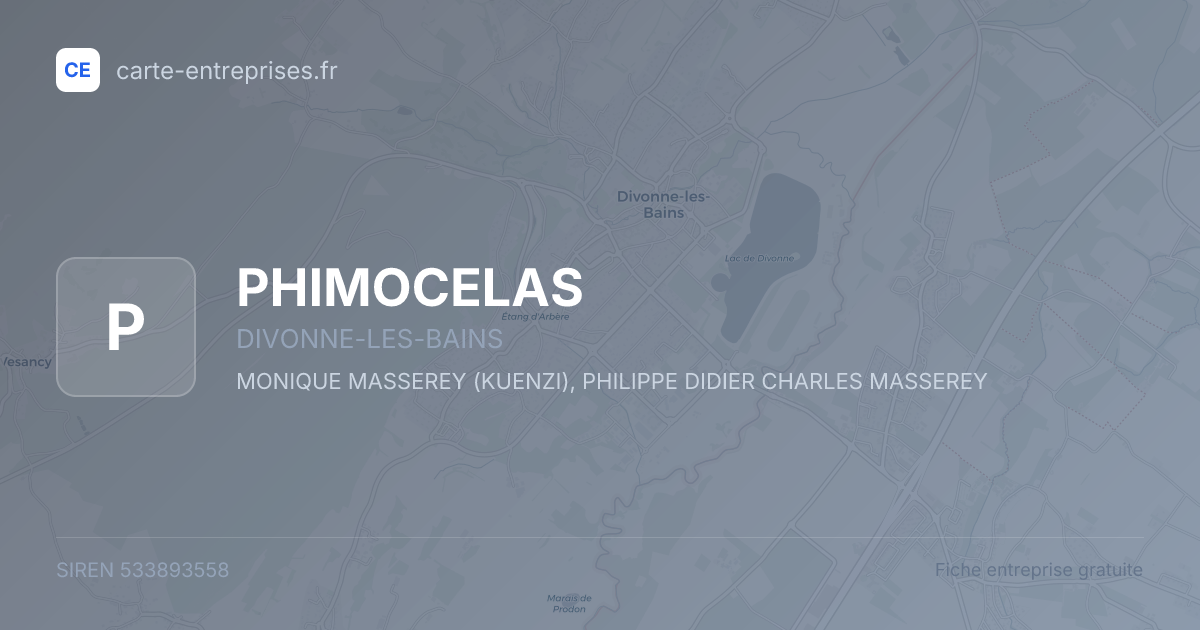 PHIMOCELAS — 533893558 — fiche entreprise